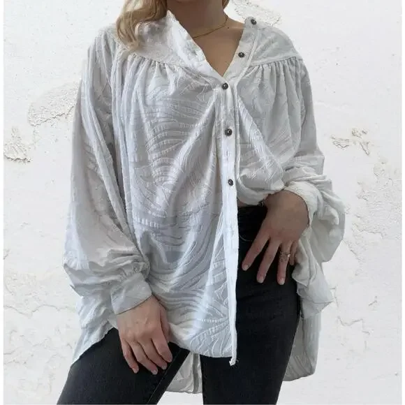 Free People Can't Stop Dreaming Oversized Top | Oversized Small (XS-L) - Picture 14 of 15